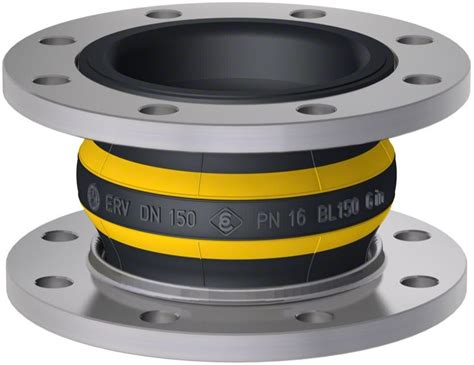 150mm sheet metal bellow|ELAFLEX Flanged Rubber Expansion Joint .